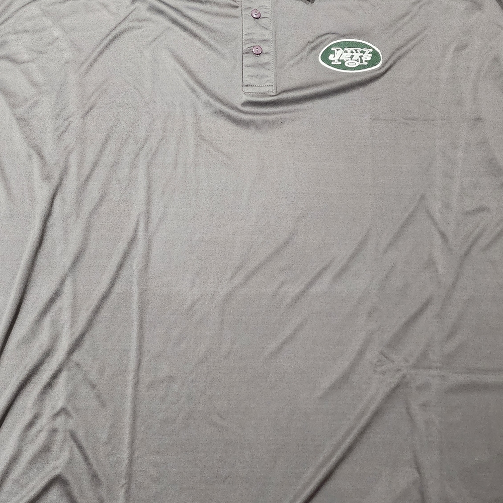 NFL Team Apparel New Your Jets 5XL Collard Shirt (New With Tag)